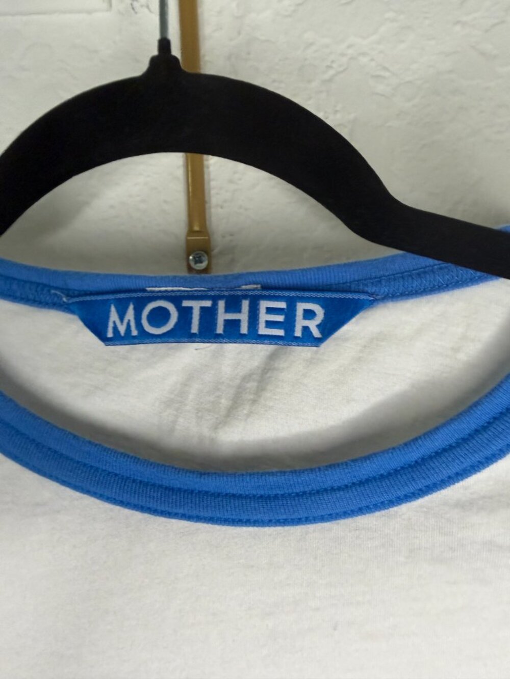 MOTHER The Lil Goodie Ringer- Champions- M- White/Blue- MSRP $115 - Picture 4 of 9